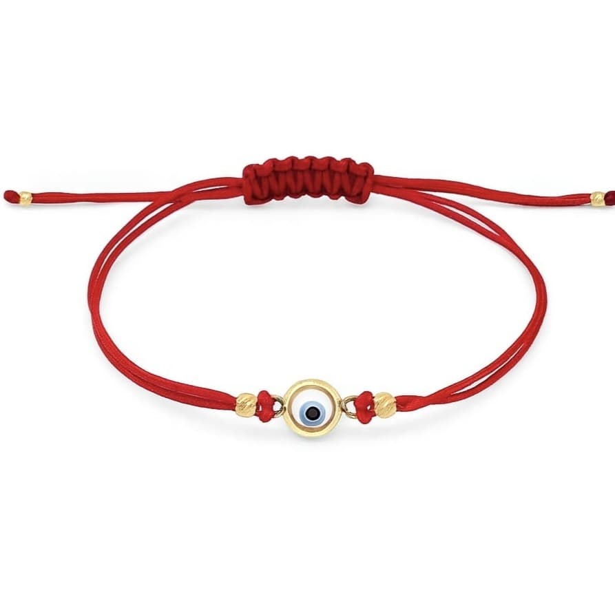 Гривна с червен конец и синьо око